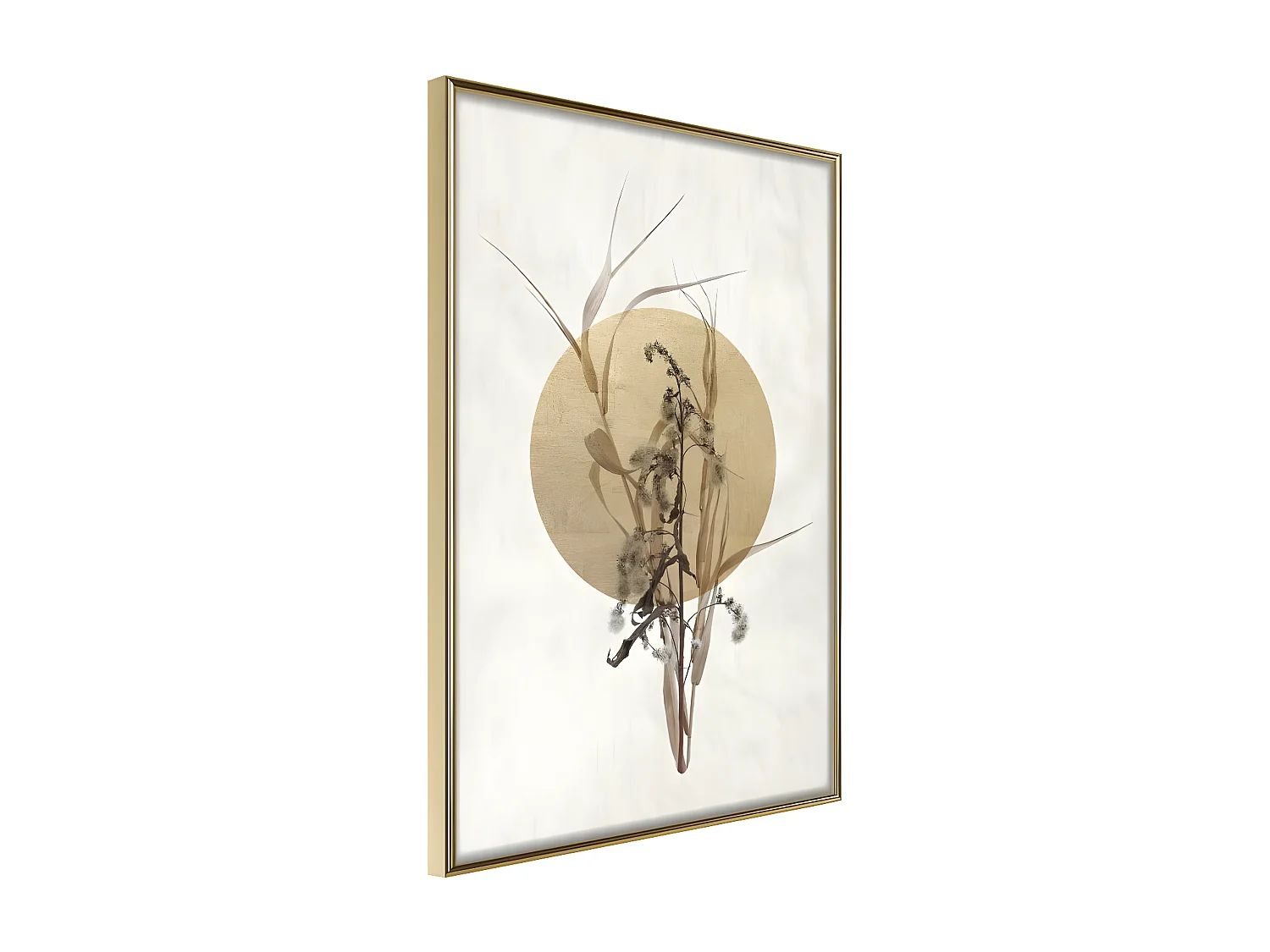 Affiche Murale Encadrée "Reminiscence of Scorching August" 40 x 60 cm Or