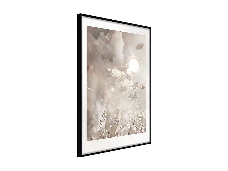 Affiche Murale Encadrée "On the Edge of the Summer" 40 x 60 cm Noir