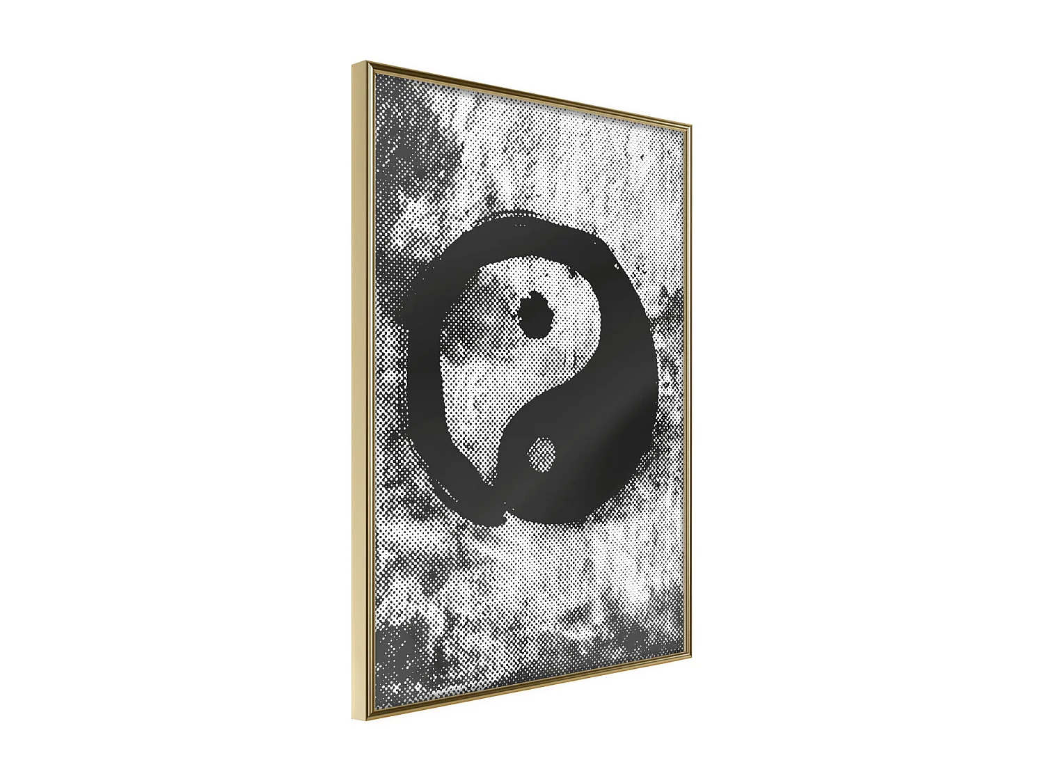 Affiche Murale Encadrée "Complementarity of Opposites" 40 x 60 cm Or