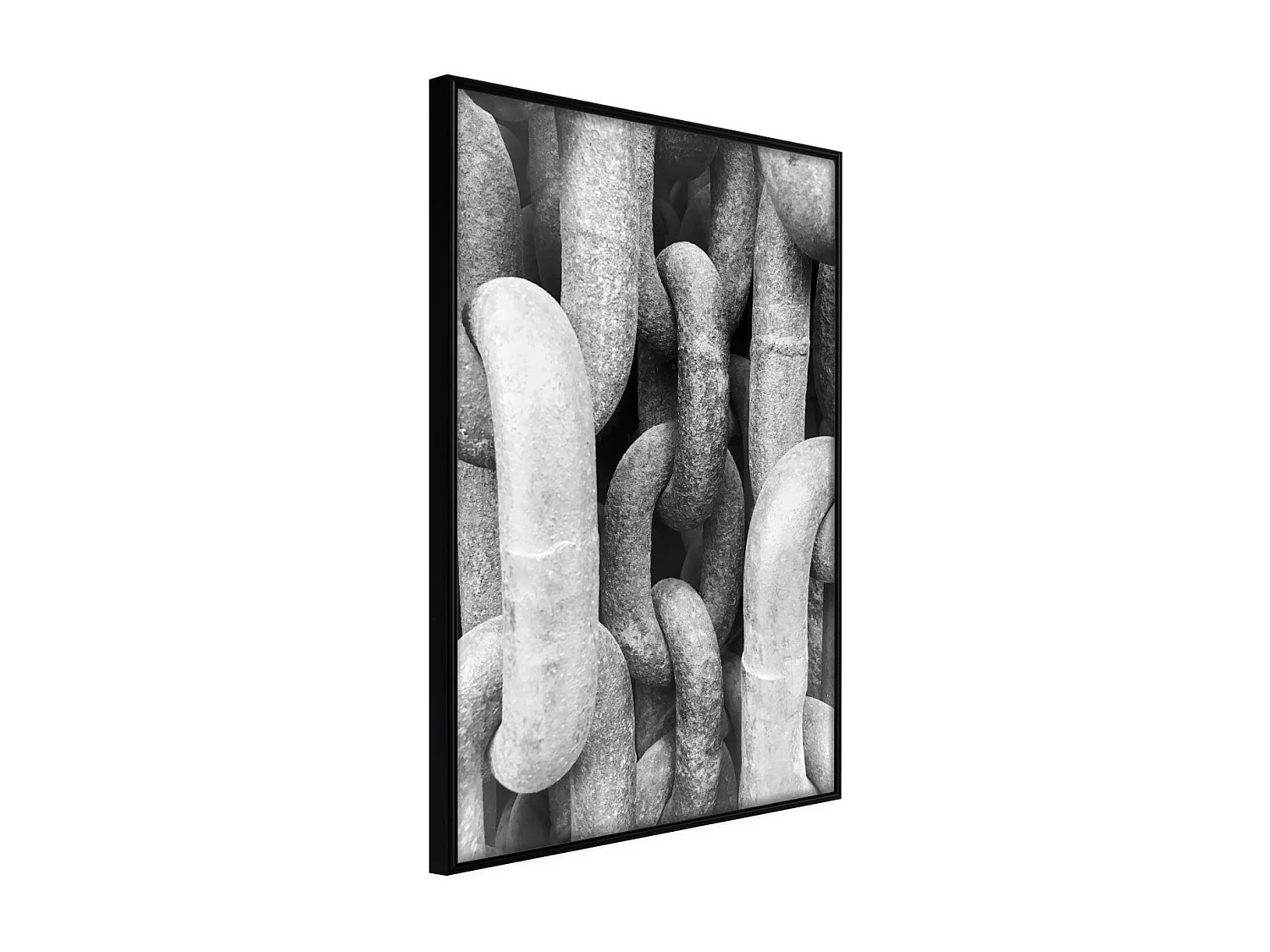 Affiche Murale Encadrée "Chains" 21 x 30 cm Noir