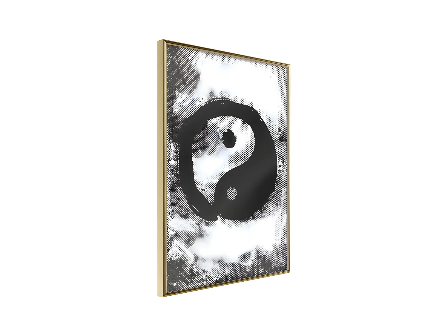 Affiche Murale Encadrée "Complementarity of Opposites" 21 x 30 cm Or