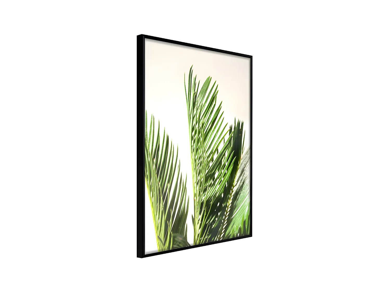 Affiche Murale Encadrée "Rustling of Leaves" 30 x 42 cm Noir