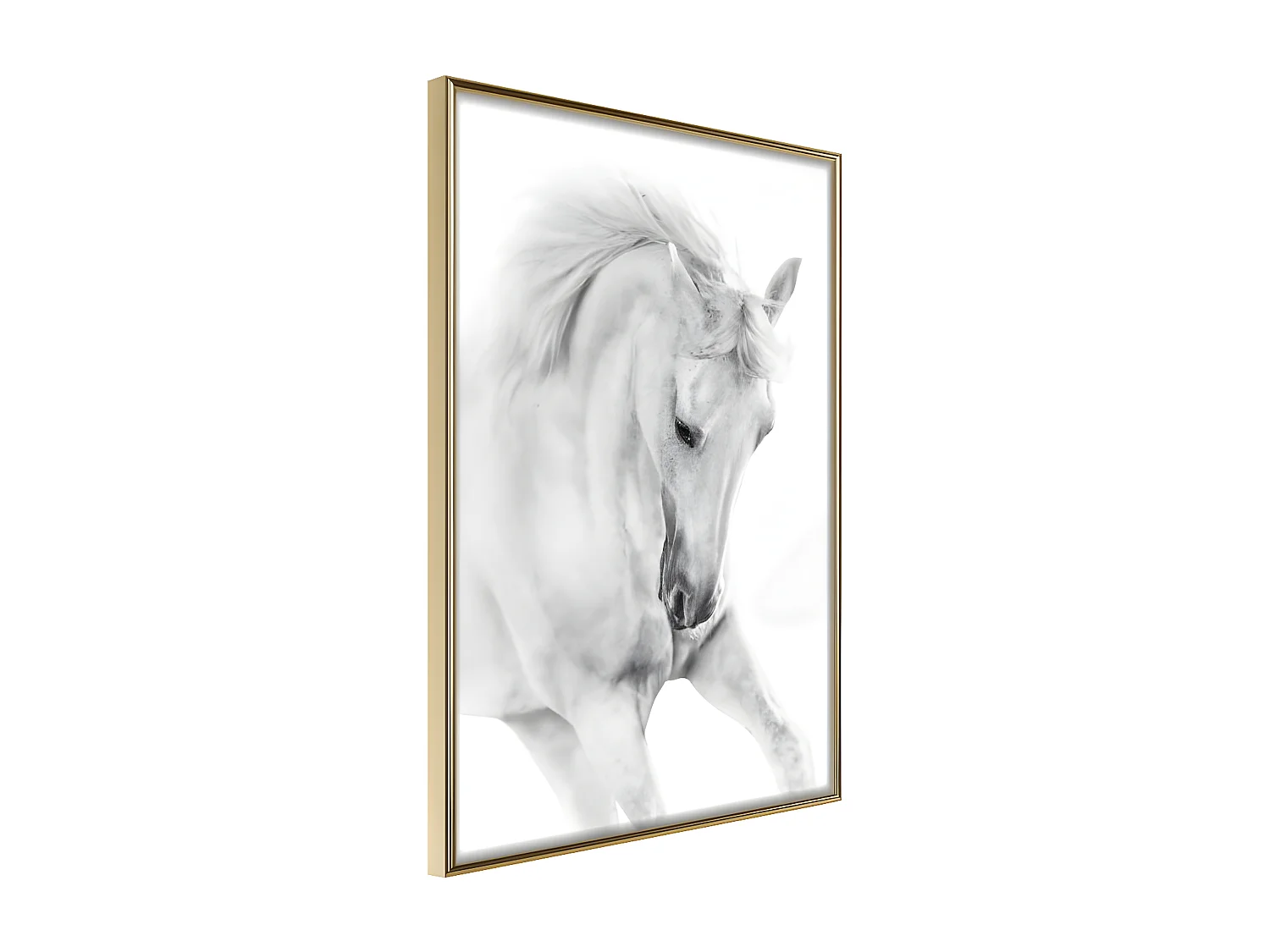 Affiche Murale Encadrée "Beauty in Motion" 21 x 30 cm Or