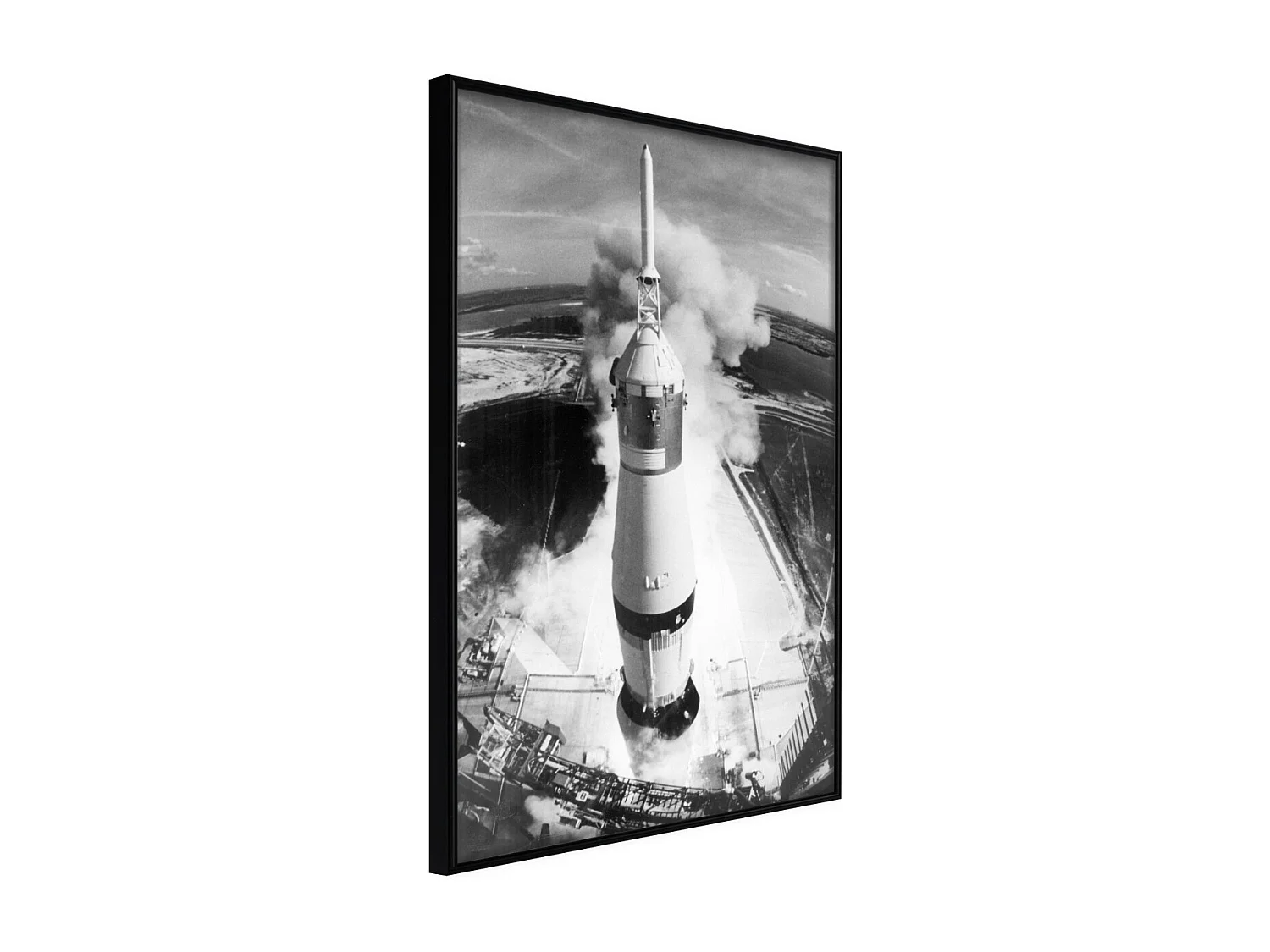 Affiche Murale Encadrée "Beginning of the Mission" 40 x 60 cm Noir