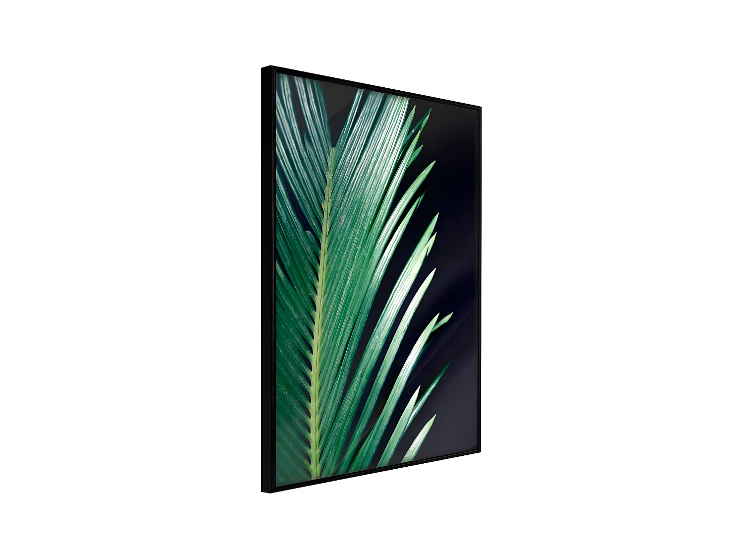 Affiche Murale Encadrée "Soothing Green" 30 x 42 cm Noir