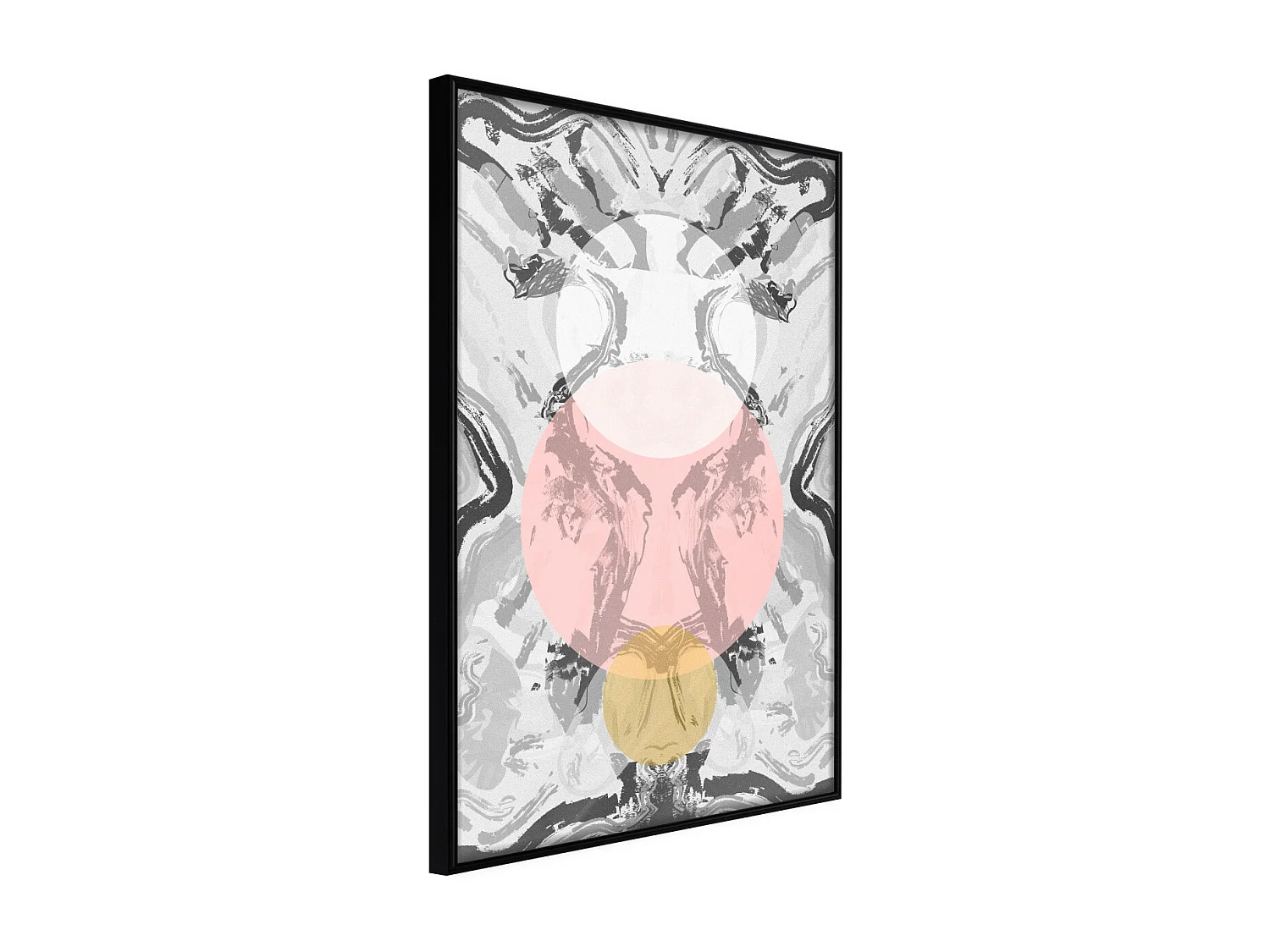 Affiche Murale Encadrée "Rise of the Three Suns" 30 x 42 cm Noir