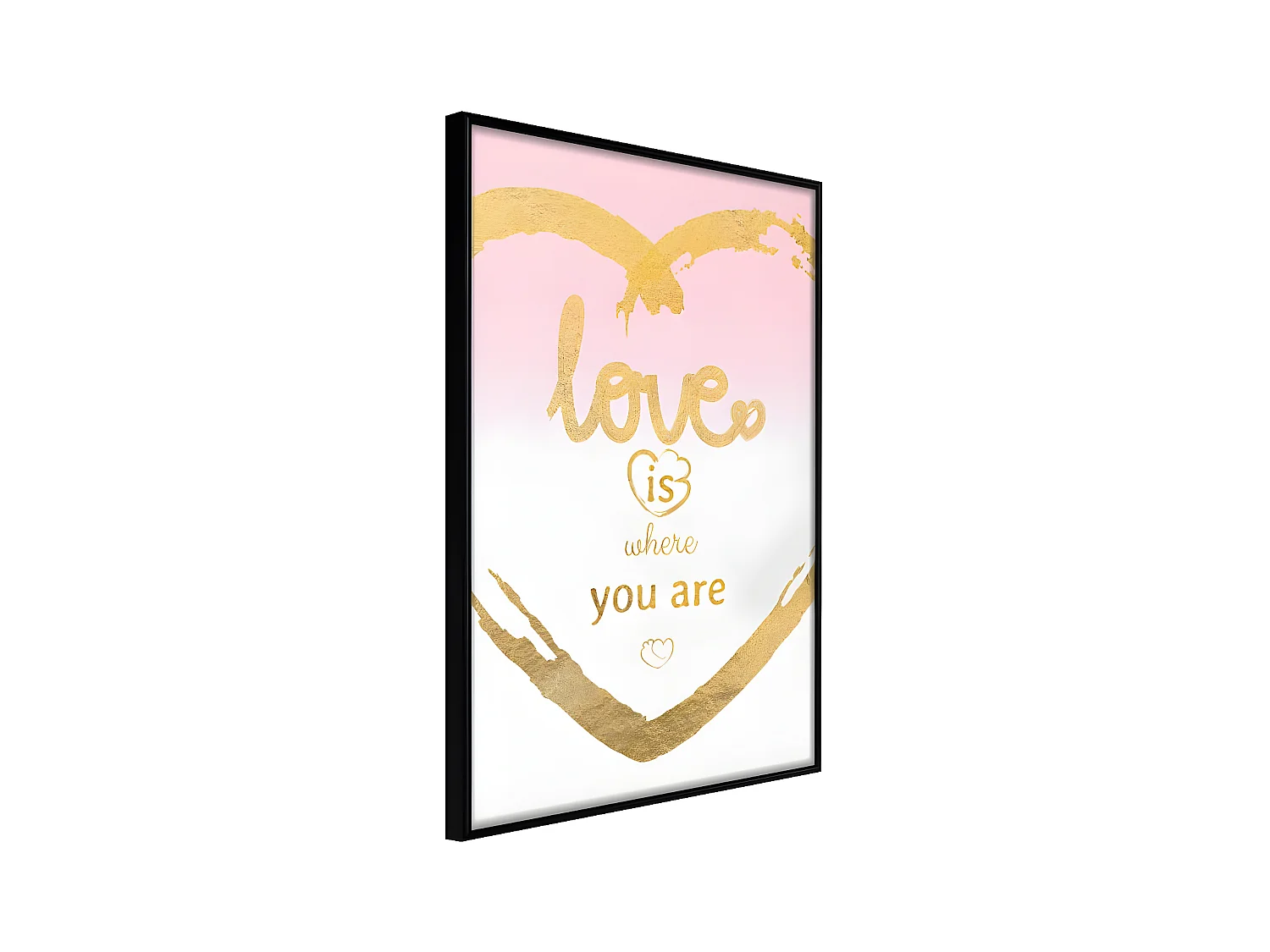 Affiche Murale Encadrée "Ubiquitous Love II" 40 x 60 cm Noir