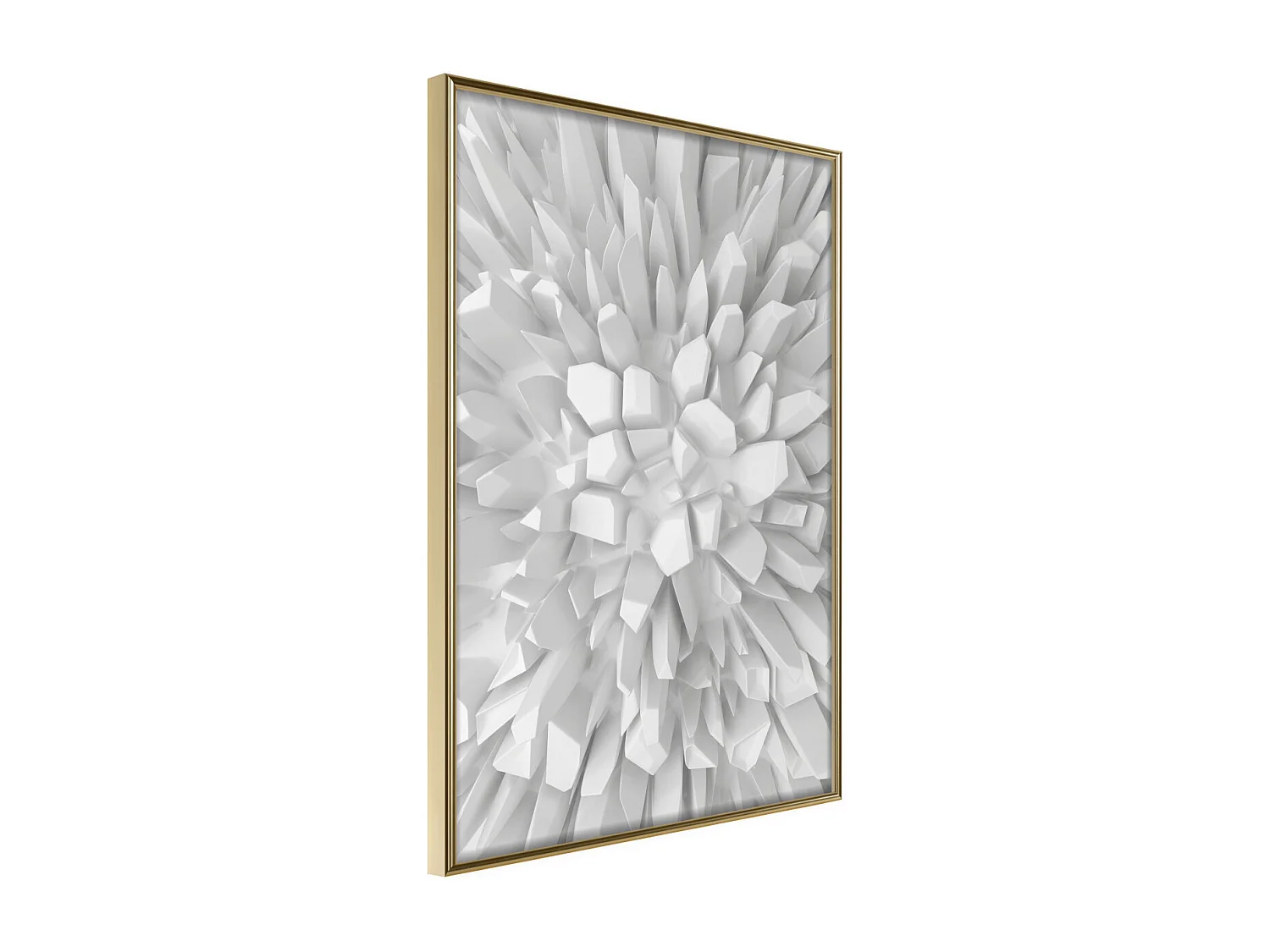 Affiche Murale Encadrée "Eternal Glacier" 30 x 42 cm Or