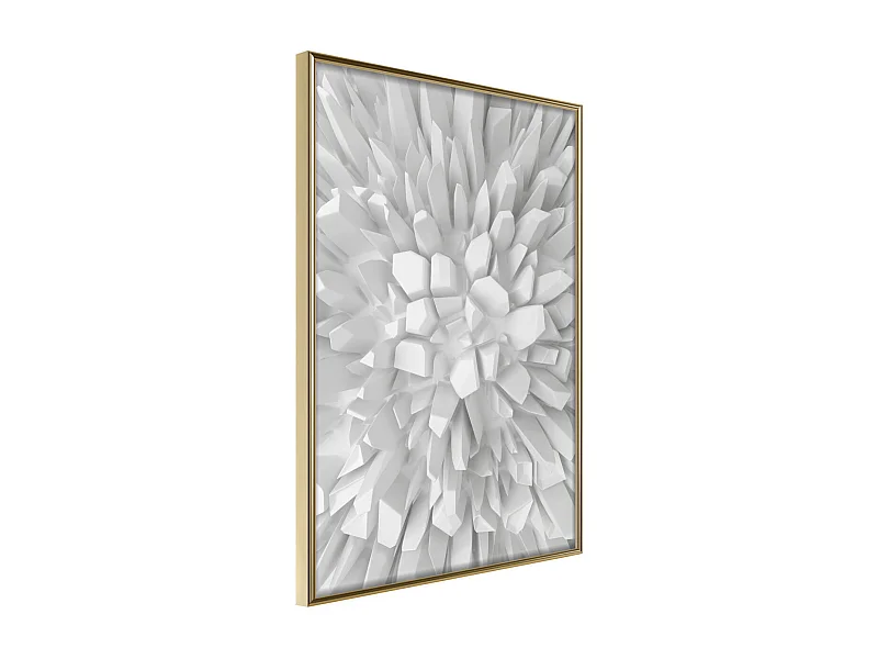 Affiche Murale Encadrée "Eternal Glacier" 30 x 42 cm Or