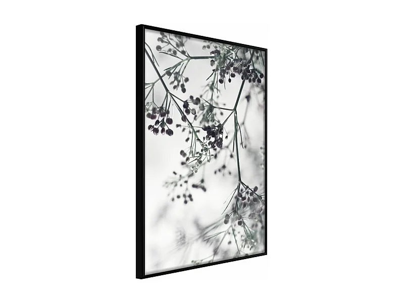 Affiche Murale Encadrée "Sprinkled with Flowers" 21 x 30 cm Noir