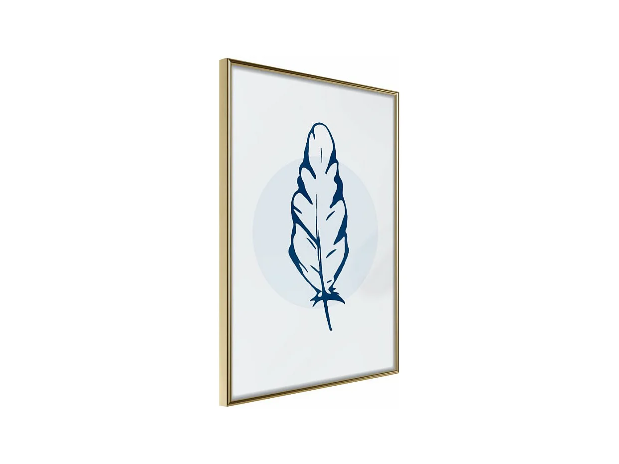 Affiche Murale Encadrée "Lightness II" 40 x 60 cm Or