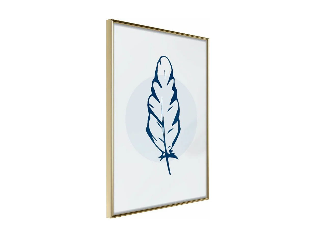 Affiche Murale Encadrée "Lightness II" 40 x 60 cm Or