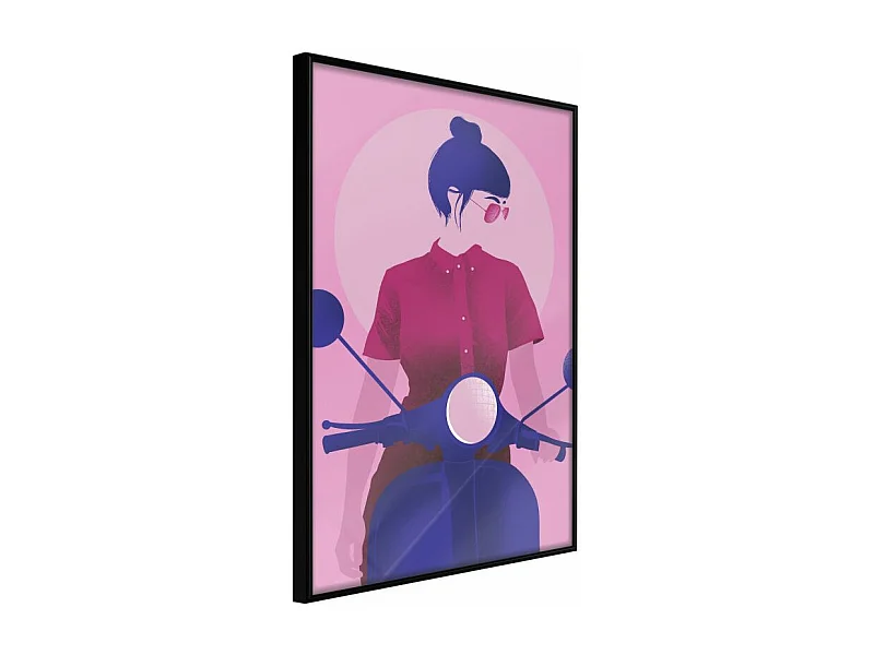 Affiche Murale Encadrée "Independent Girl" 30 x 42 cm Noir