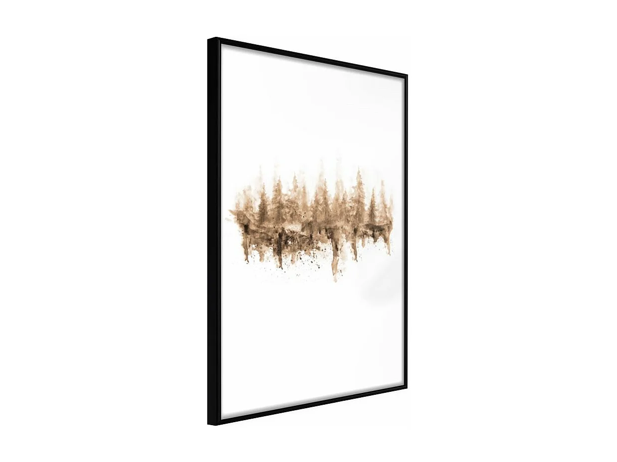 Affiche Murale Encadrée "Reflection in Water" 40 x 60 cm Noir