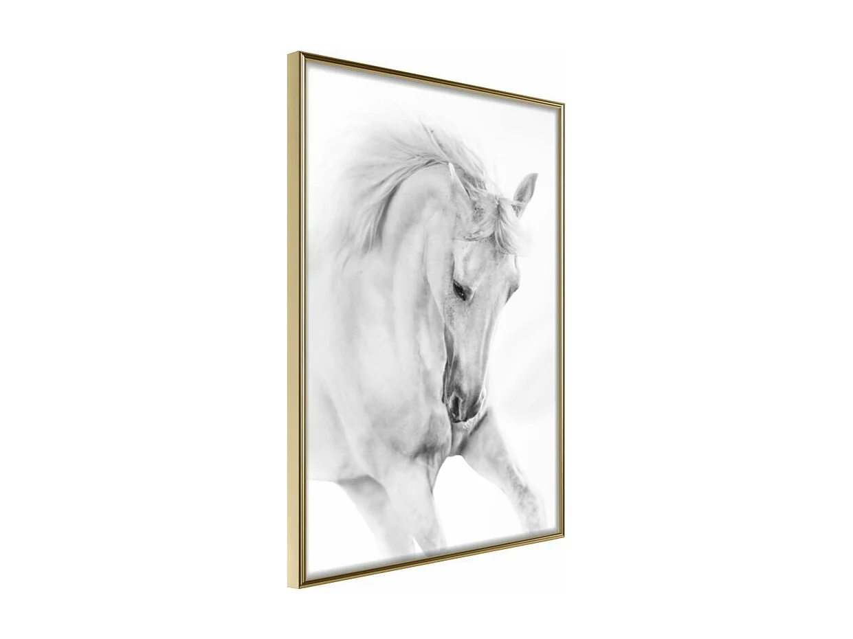 Affiche Murale Encadrée "Beauty in Motion" 40 x 60 cm Or