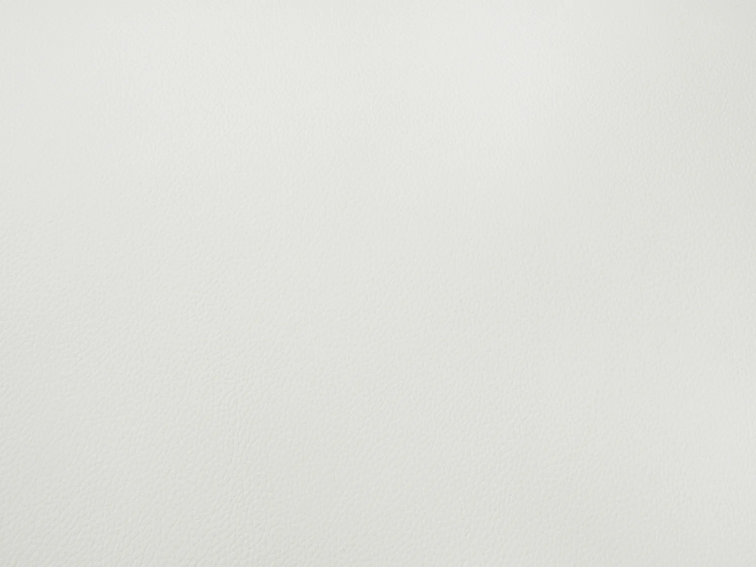 Canapé d'angle en cuir NAHIA - Blanc - Angle gauche