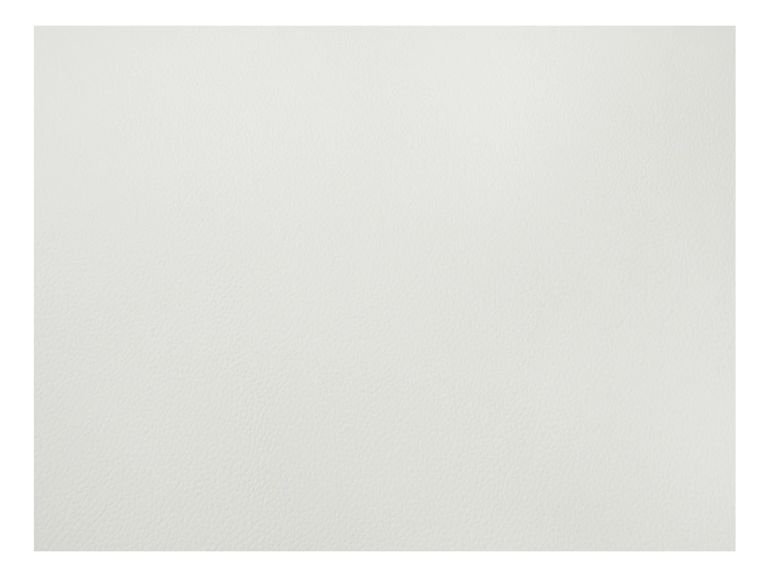 Canapé d'angle en cuir NAHIA - Blanc - Angle droit