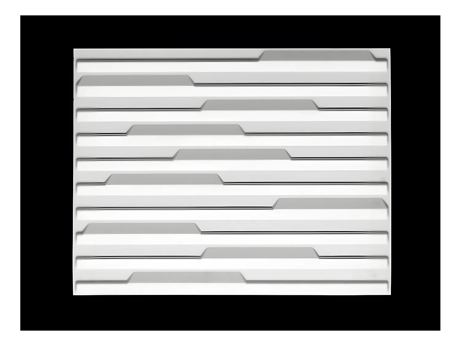 Panneau mural 3D à peindre - pack de 3m² - lot de 6 pièces - ACCORD