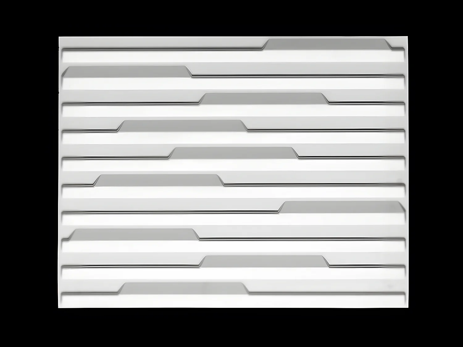 3D Wandpaneel Accord - 1 Pack: 3 m² - Set aus 6 Teilen