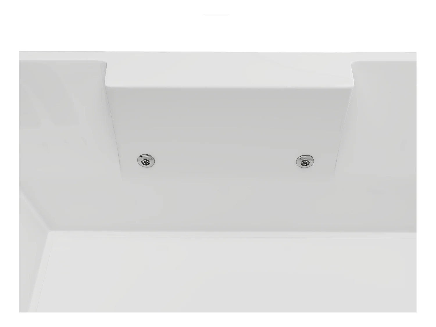 Baignoire balnéo - 2 places - 515 L - 182 x 122 x 62 cm - Angle droit - THALASSA