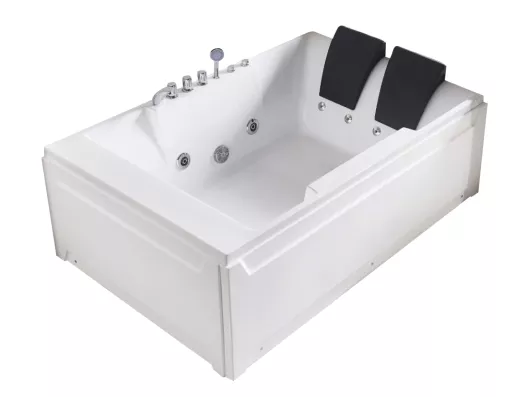 Kauf Unique Whirlpool Badewanne - 2 Personen - 515 L - 182 x 122 x 62 cm - Ecke Rechts - THALASSA