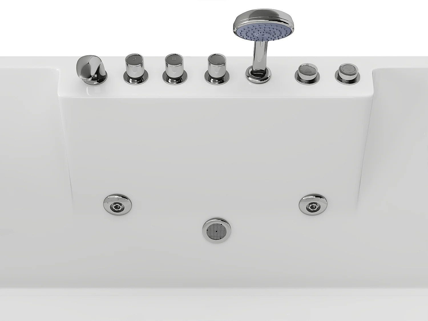 Banheira de hidromassagem THALASSA - 2 pessoas - 182 x 122 x A64 cm