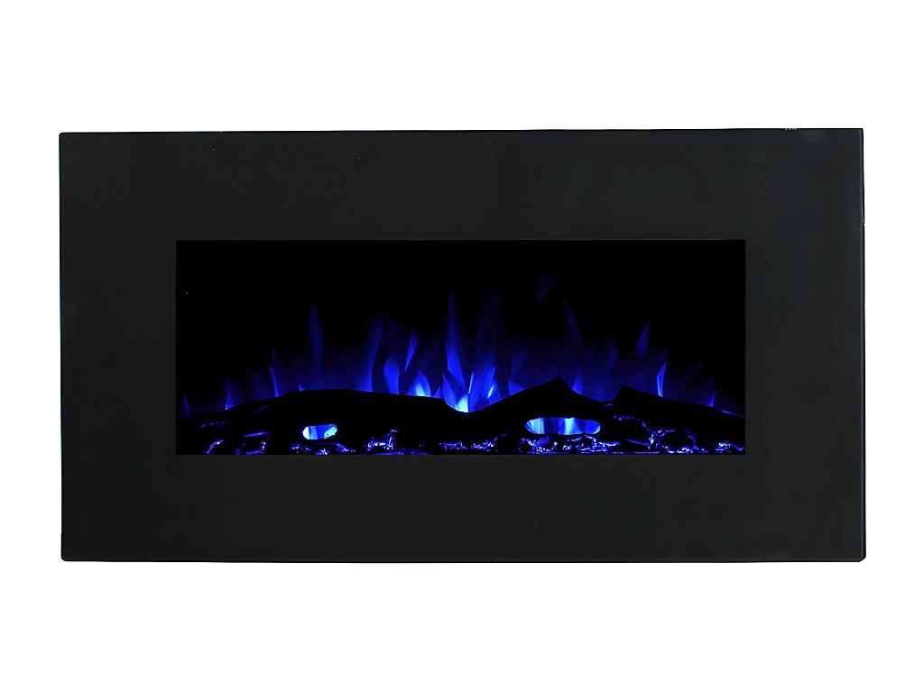 LED-Elektrokamin Wandkamin CHANDELA - Schwarz kaufen