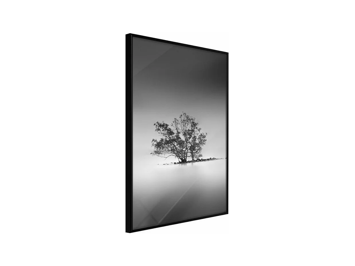 Affiche Murale Encadrée "Loneliness I" 30 x 42 cm Noir