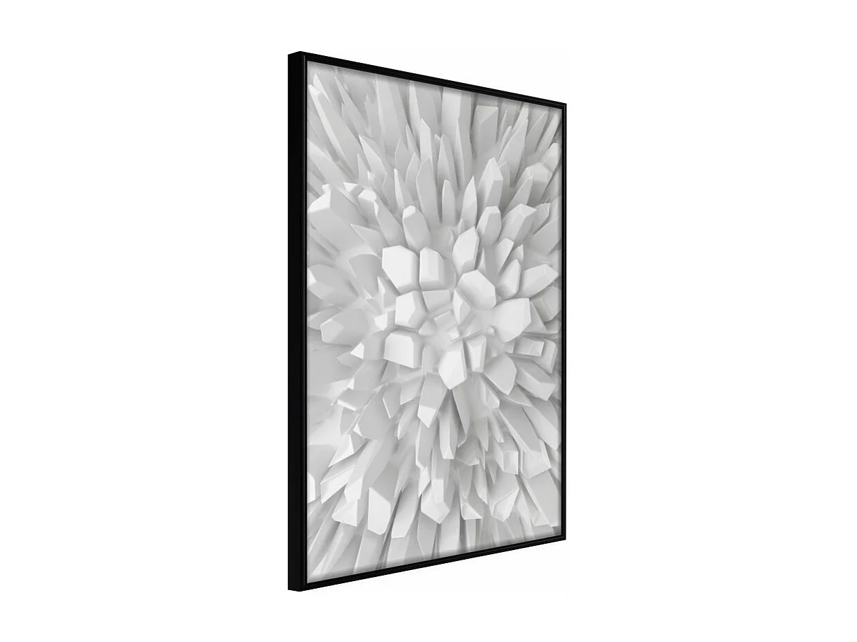 Affiche Murale Encadrée "Eternal Glacier" 21 x 30 cm Noir