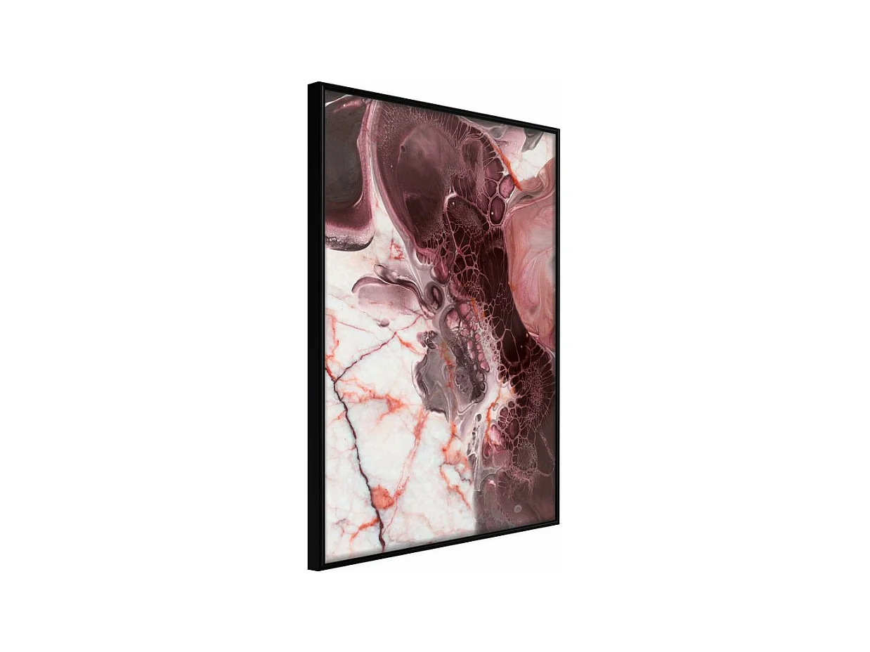 Affiche Murale Encadrée "Beauty Enchanted in Marble" 30 x 42 cm Noir
