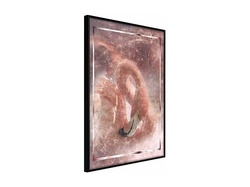 Affiche Murale Encadrée "Stellar Bird" 21 x 30 cm Noir