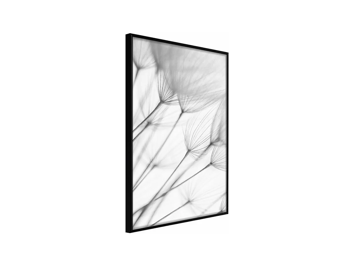 Affiche Murale Encadrée "Gentle Blow" 21 x 30 cm Noir