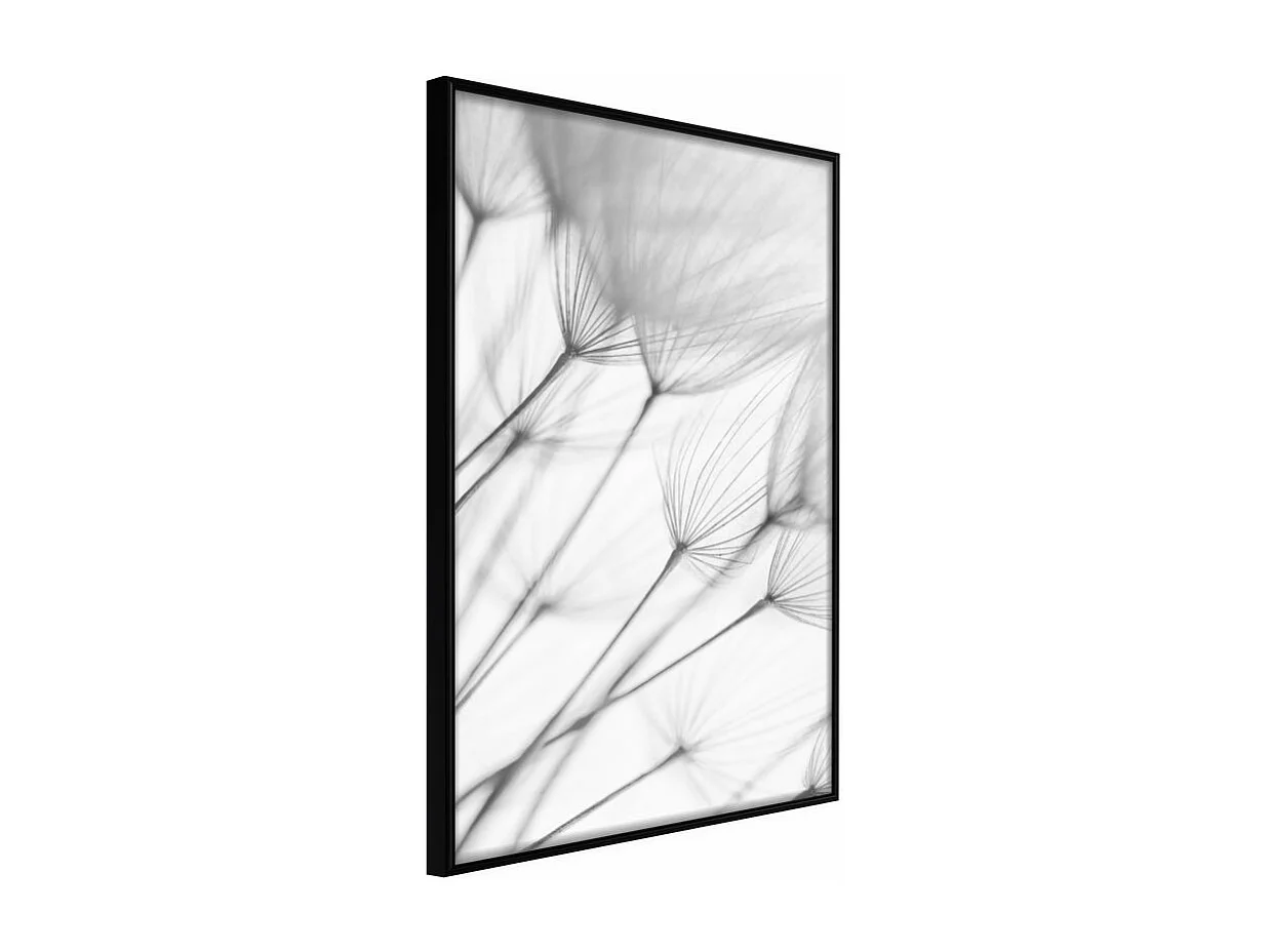 Affiche Murale Encadrée "Gentle Blow" 21 x 30 cm Noir