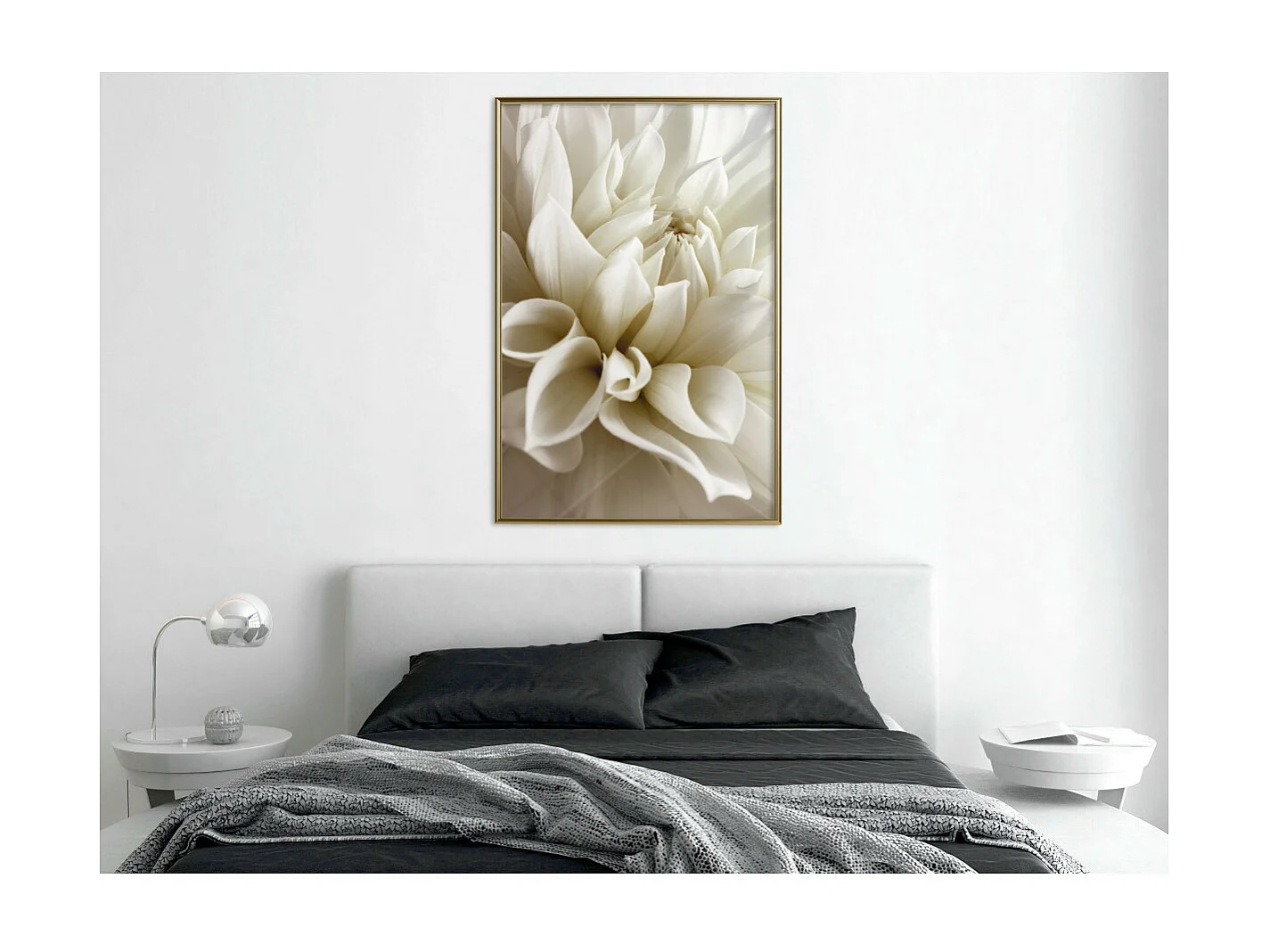 Affiche Murale Encadrée "Peace of Soul" 40 x 60 cm Or