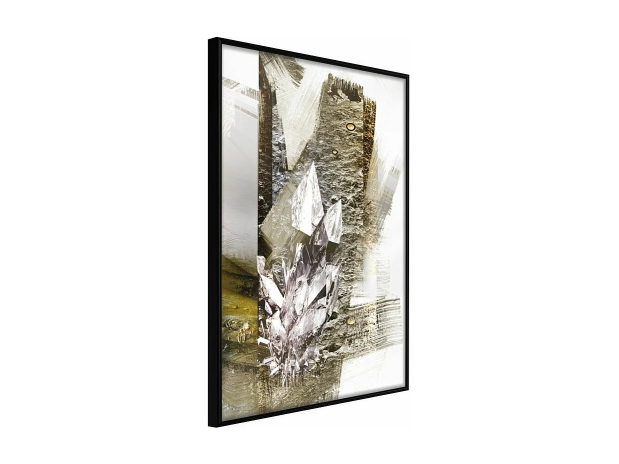 Affiche Murale Encadrée "Treasures of the Earth" 30 x 42 cm Noir