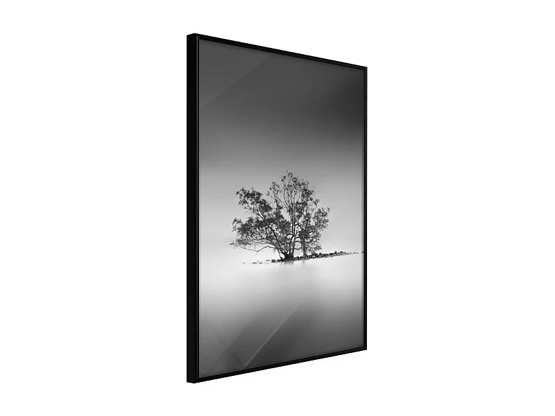 Affiche Murale Encadrée "Loneliness I" 21 x 30 cm Noir