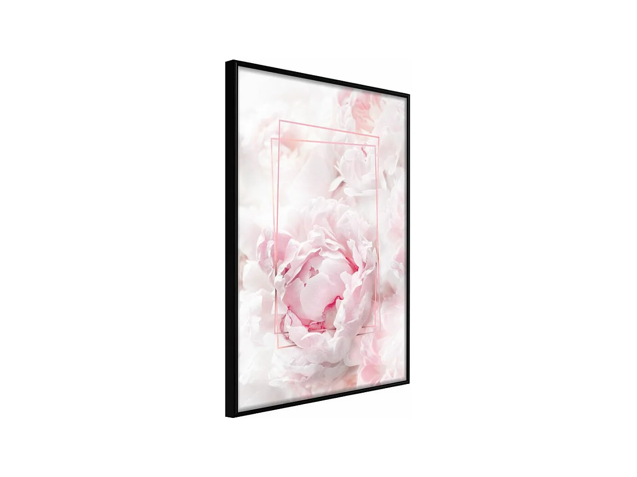 Affiche Murale Encadrée "Floral Dreams" 21 x 30 cm Noir