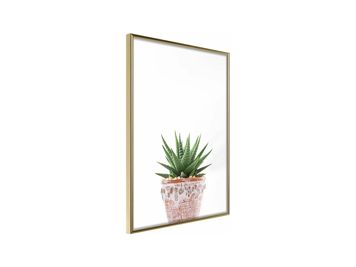 Affiche Murale Encadrée "Piece of Nature III" 40 x 60 cm Or