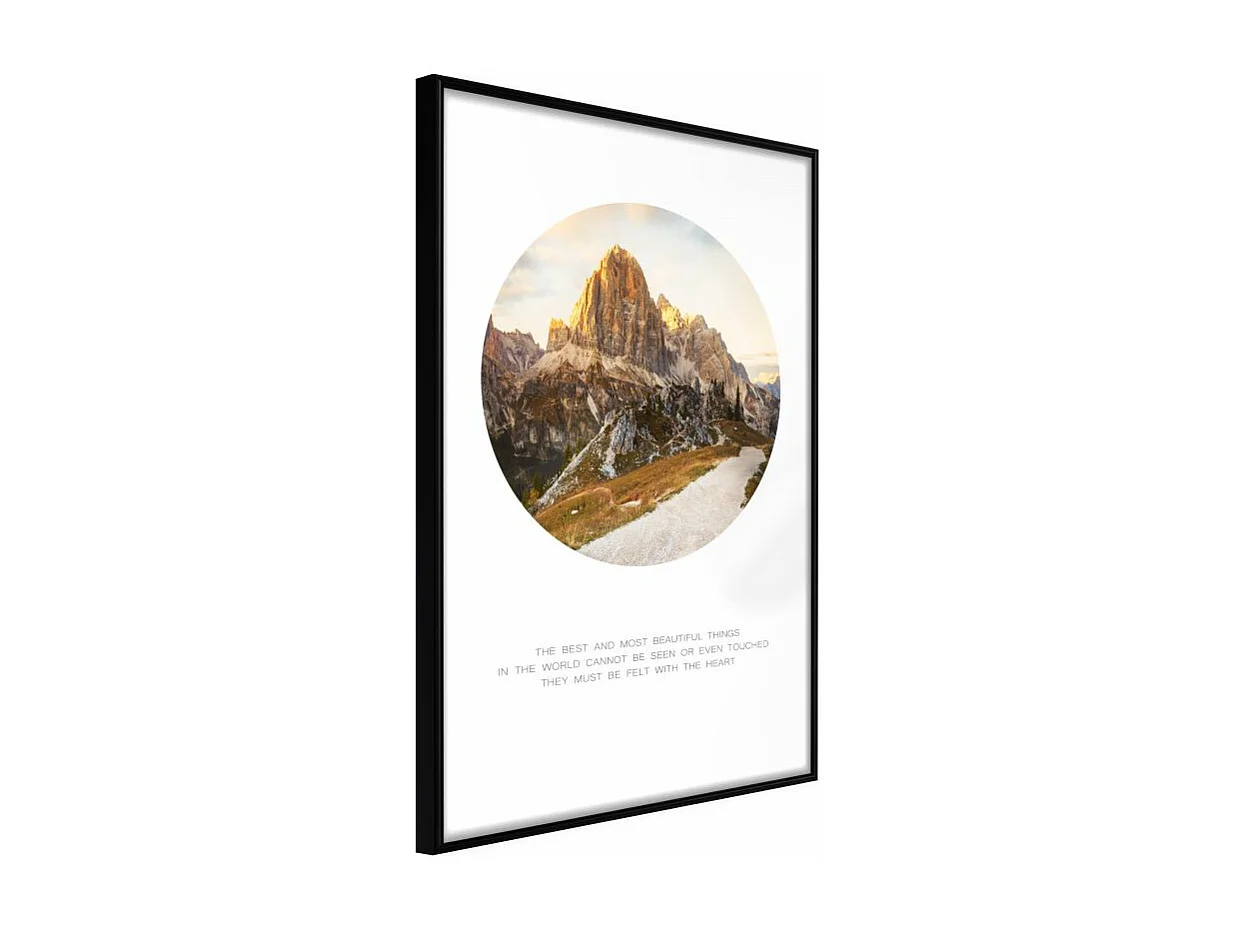 Affiche Murale Encadrée "Peak of Dreams" 40 x 60 cm Noir