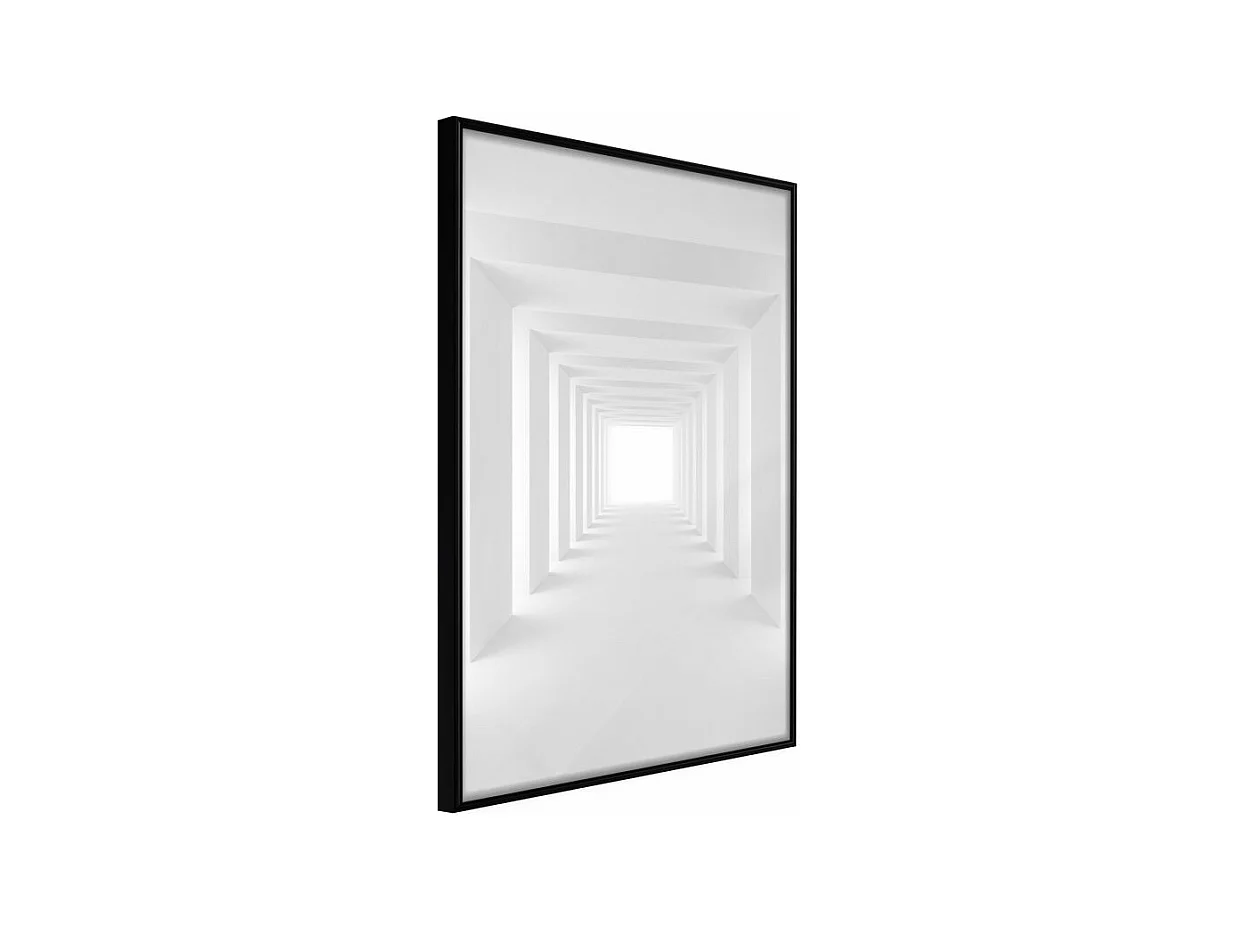 Affiche Murale Encadrée "Towards the Light" 30 x 42 cm Noir
