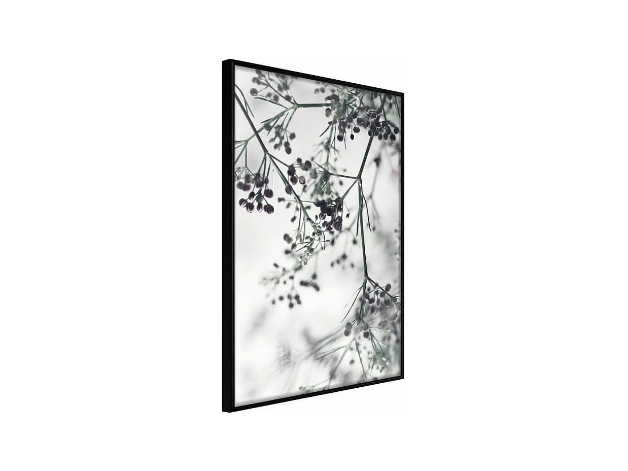 Affiche Murale Encadrée "Sprinkled with Flowers" 30 x 42 cm Noir