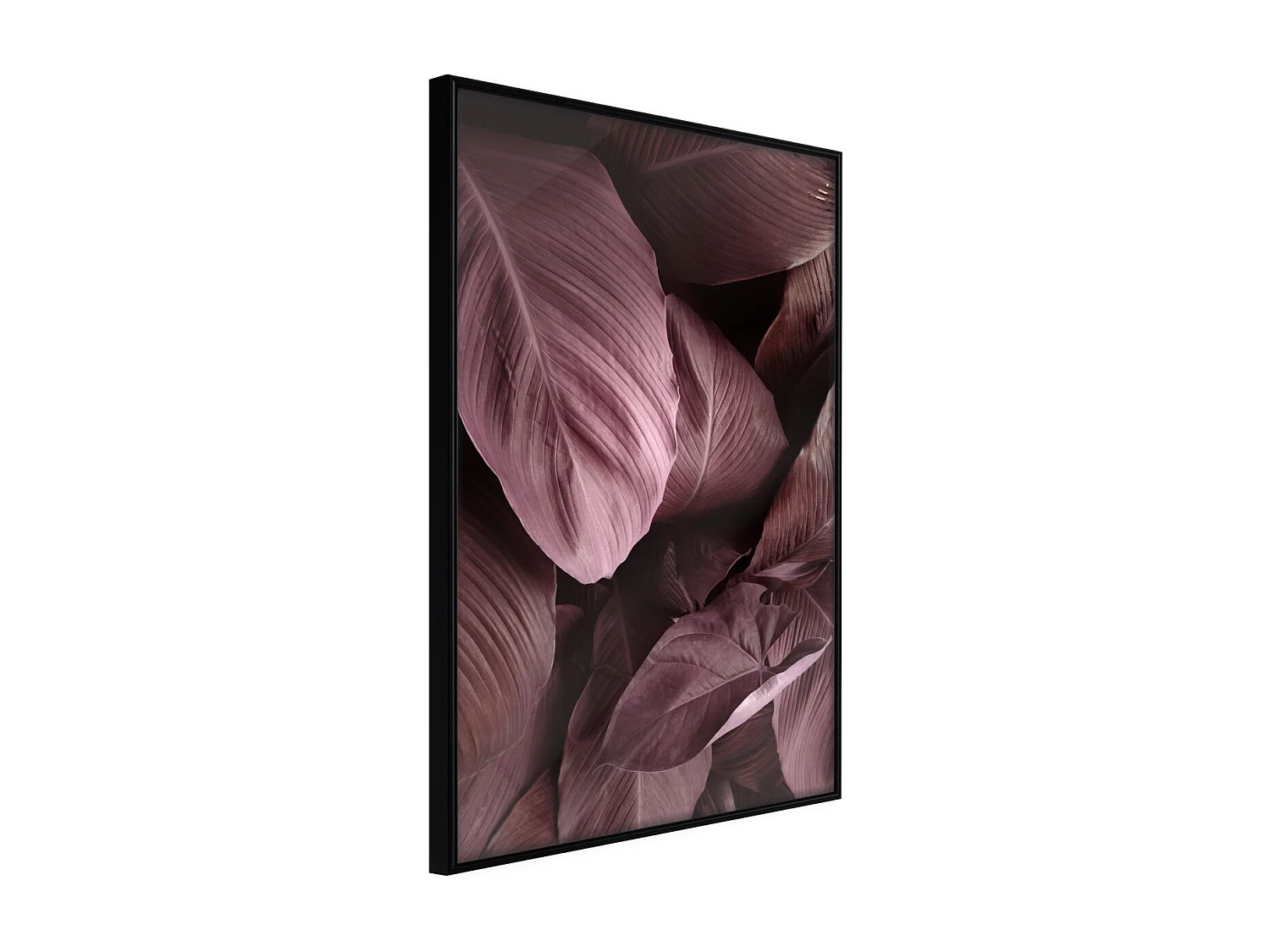 Affiche Murale Encadrée "Living in the Shadow" 21 x 30 cm Noir