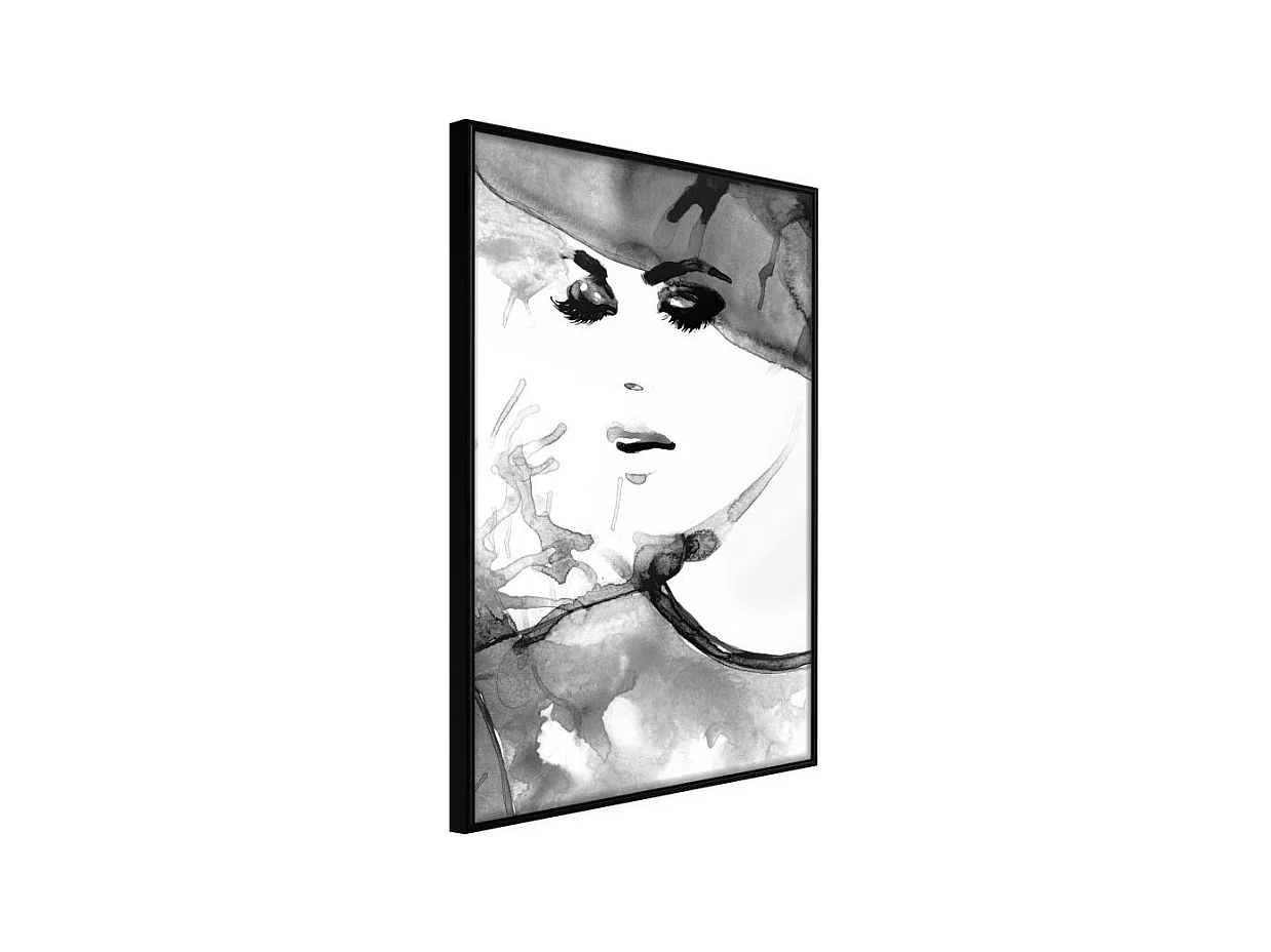 Affiche Murale Encadrée "Class and Style" 21 x 30 cm Noir