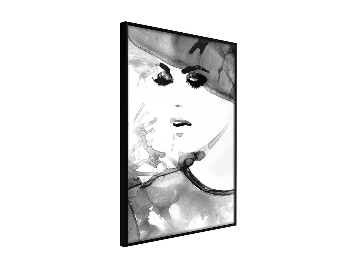 Affiche Murale Encadrée "Class and Style" 21 x 30 cm Noir