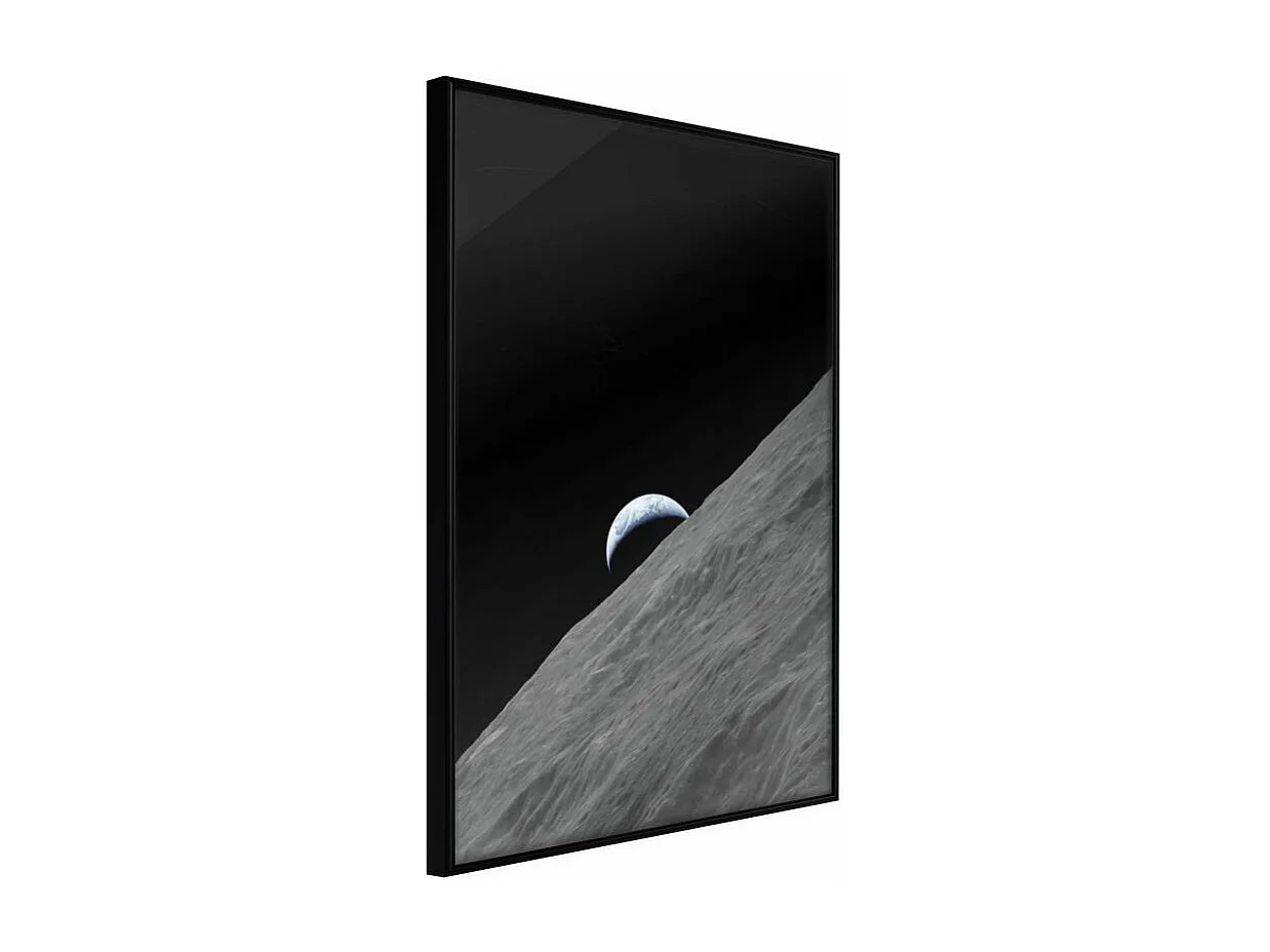 Affiche Murale Encadrée "Planet in the Shadow" 40 x 60 cm Noir