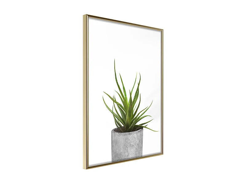 Affiche Murale Encadrée "Piece of Nature I" 40 x 60 cm Or