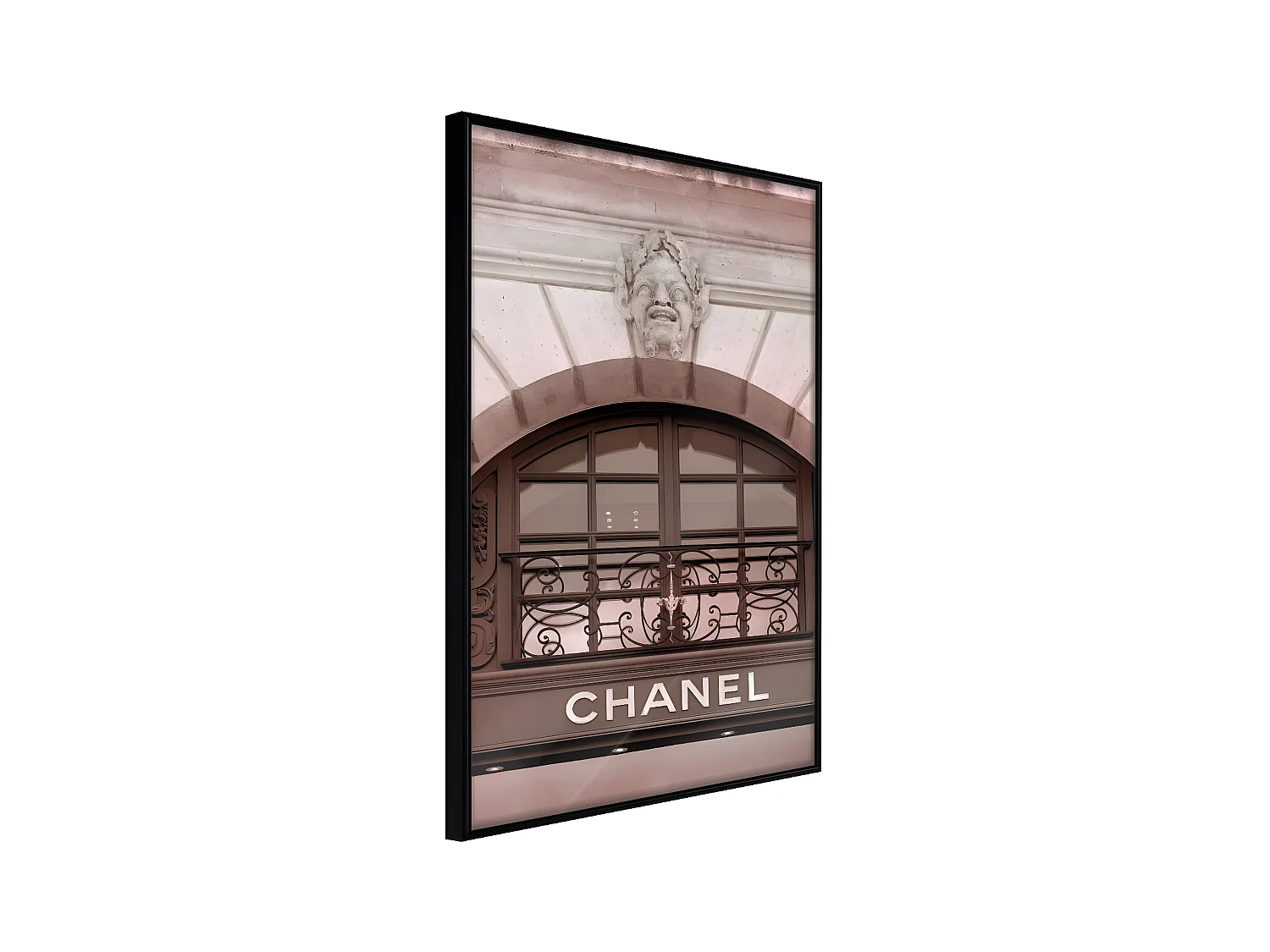 Affiche Murale Encadrée "Chanel" 30 x 42 cm Noir