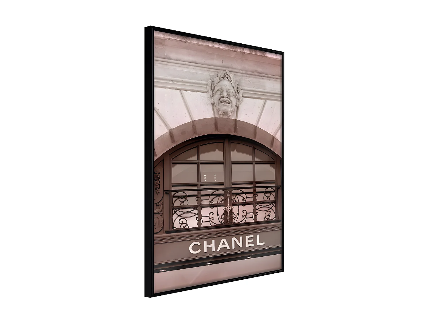 Affiche Murale Encadrée "Chanel" 30 x 42 cm Noir