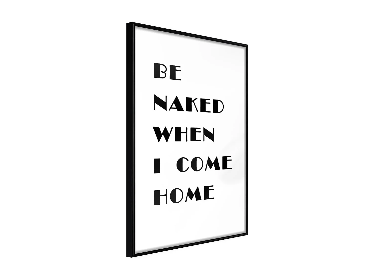 Affiche Murale Encadrée "Special Request" 21 x 30 cm Noir