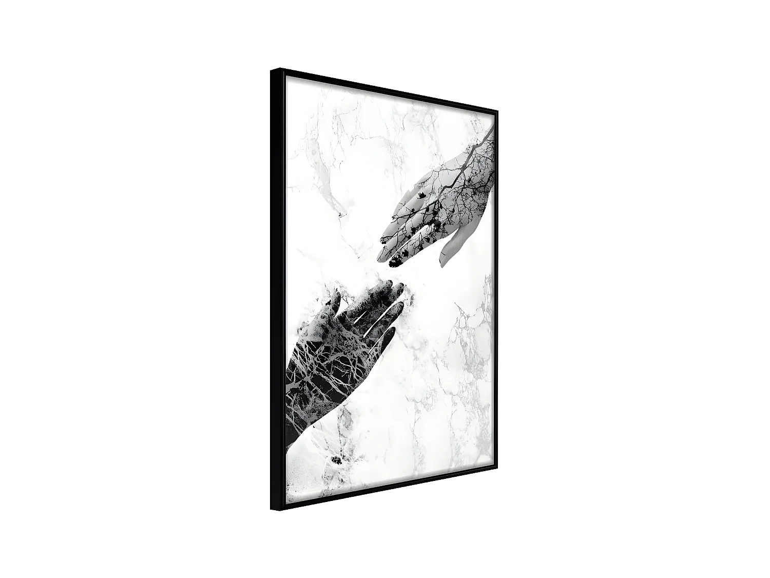 Affiche Murale Encadrée "Almost" 21 x 30 cm Noir